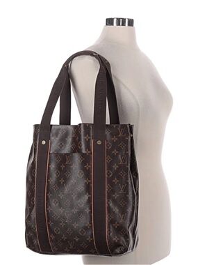 Louis Vuitton Brown Monogram Canvas Vertical Tote